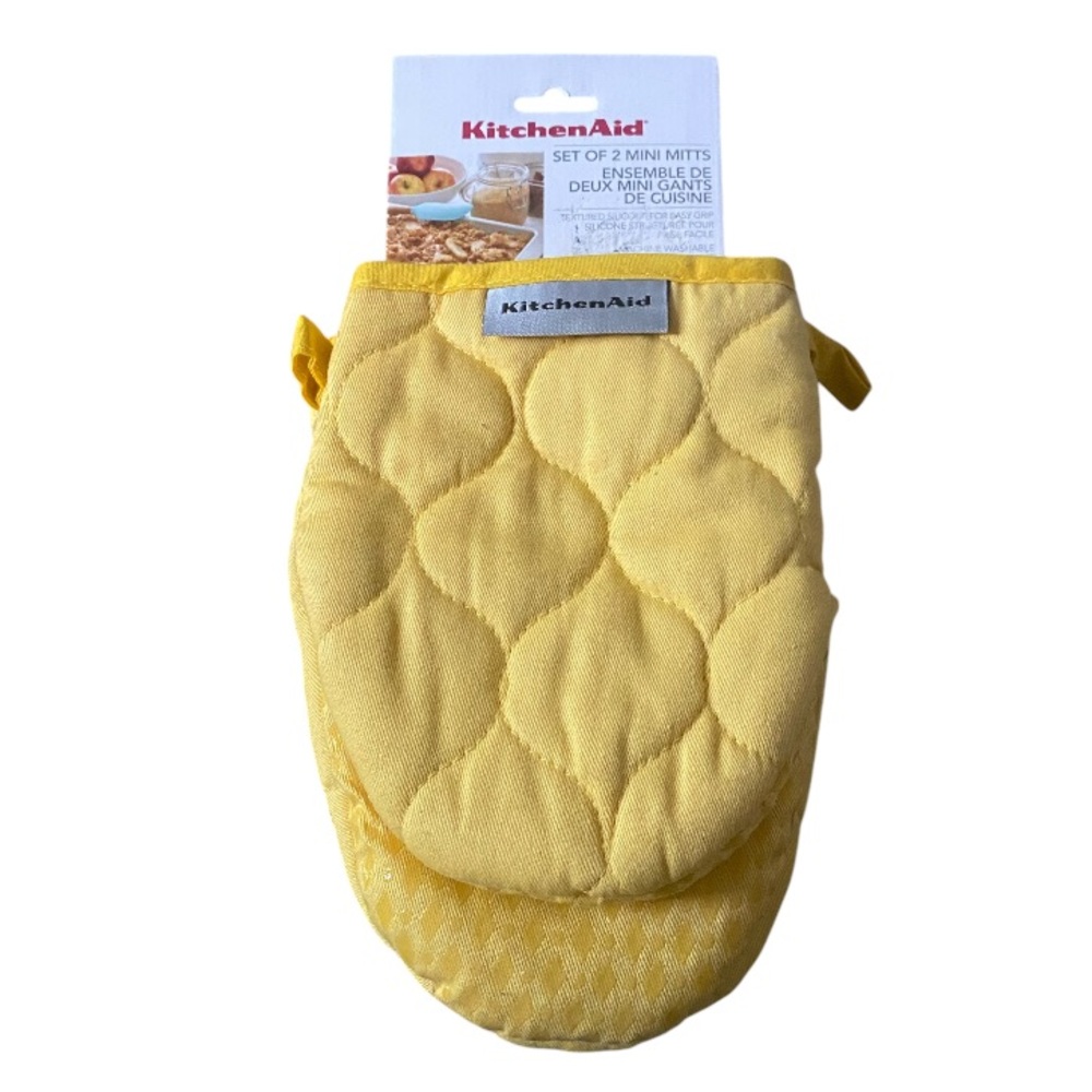 KitchenAid Yellow Mini Mitts - Picture 2 of 4